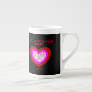 Joyeux coeur os Chine Mug