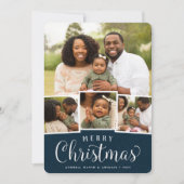 Joyeux Collage | Carte de vacances multi-photos (Devant)