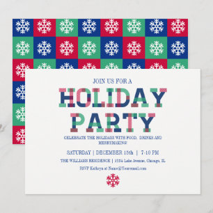 Joyeux Coloré Et Bonne Carte Invitation De Noël