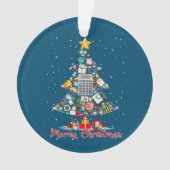 Joyeux comptable de Noël Père Noël Xmas Tree CPA A (devant)