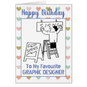 Joyeux concepteur graphique d'anniversaire (Devant)