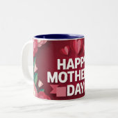 Joyeux Conception de la Mug Cadeau de la Fête des  (Devant gauche)