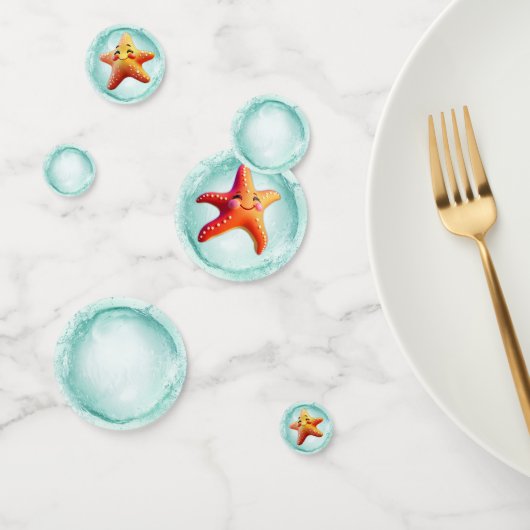 Joyeux confetti de table de poisson-Starfish (Groupe)