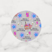 Joyeux Confetti du 5e anniversaire, #5 (Petit recto)