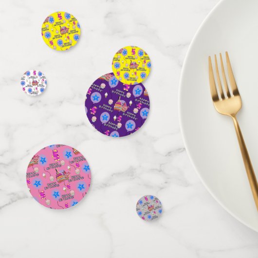 Joyeux Confetti du 5e anniversaire, #5 (Groupe)