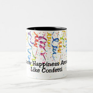 Joyeux Confetti Mug à deux tons