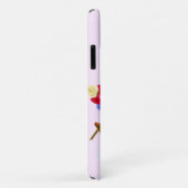 Joyeux coque iphone de fille en mouvement (Dos/Droite)