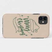 Joyeux coque iphone de Noël (Dos (Horizontal))