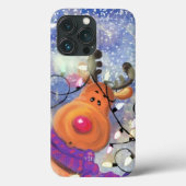 Joyeux coque iphone de rennes de Noël (Verso)