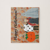 Joyeux costumes d'Halloween Puzzle Abstrait (Vertical)