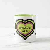 Joyeux Couple Chouette Pair Mug (Centre)