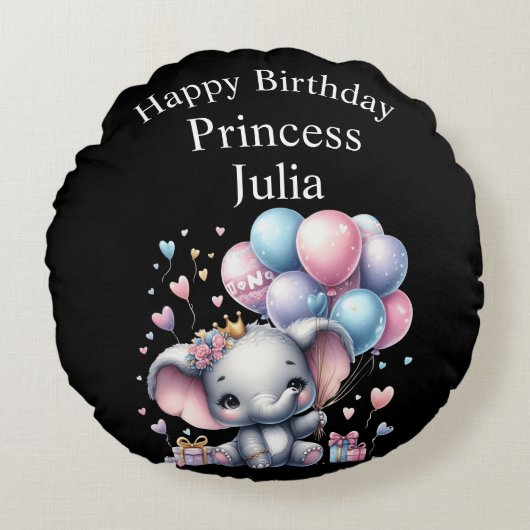 Joyeux Coussin d'anniversaire (Devant)
