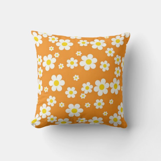 Joyeux Coussin de fleurs hippy ! (Recto)