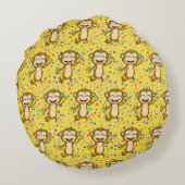 Joyeux Coussin de ronde de singe (Dos)