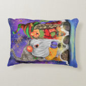 Joyeux Coussin des Gnomes de Noël (Dos)