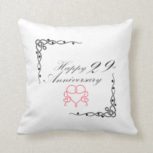 Joyeux Coussin du 29e anniversaire