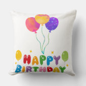 Joyeux Coussins d'anniversaire | Coussin d'anniver (Recto)