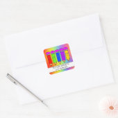 Joyeux crayons ! autocollant "Ce livre appartient (Enveloppe)