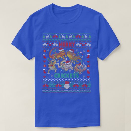 Joyeux crickets Lourds Dragon Vilain Sweat de Noël (Design devant)