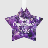 Joyeux cristaux violets Améthyste Crystal Crystal (devant)