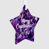 Joyeux cristaux violets Améthyste Crystal Crystal (devant)