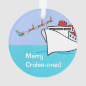 Joyeux Croisière-MAS se transportent et Père Noël (dos)