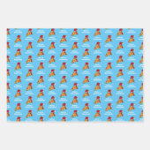 Joyeux Crustmas FUNNY PIZZA SLICE SA PAPIER D'ENVE (Devant 3)