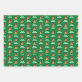 Joyeux Crustmas FUNNY PIZZA SLICE SA PAPIER D'ENVE (Devant)