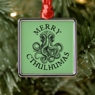 Joyeux Cthulhumas Lovecraft Cthulhu métal ornement
