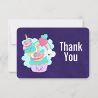 Joyeux Cupcake et crème glacée anniversaire Merci