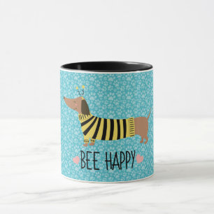 Joyeux Dachshund Bumblebee Mug