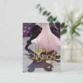 Joyeux danseurs de Noël PERSONNALISÉ Carte postale (Debout devant)