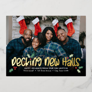 Joyeux Deck FOIL Just Déved Holiday Carte postale