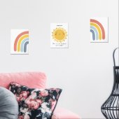 Joyeux Décor personnalisé Sun Rainbow Nursery (Salon)