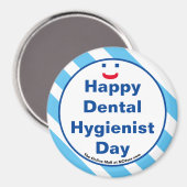 Joyeux Dental Hygienist Day Smile Fun Magnet (Recto/Verso)