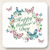 Joyeux Dessous de verre de la Fête des Mères Flora (Devant)