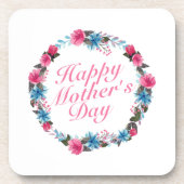 Joyeux Dessous de verre de la Fête des Mères Flora (Devant)