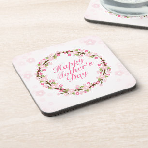 Joyeux Dessous de verre de la Fête des Mères Flora