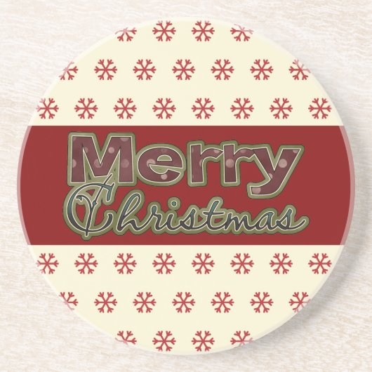 Joyeux Dessous de verre de Noël (Devant)
