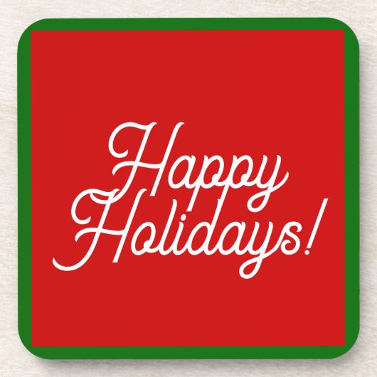 Joyeux Dessous de verre de vacances (Devant)