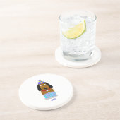 Joyeux Dessous de verre en grès de la Tasse d'Anni (Côté)