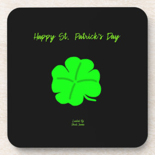 Joyeux Dessous de verre en plastique dur St. Patri