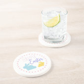 Joyeux Dessous de verre lapin de Pâques (Côté)