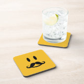 Joyeux dessous de verre personnalisés de Moustache (Côté Droit)