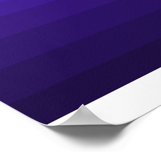 Joyeux dimanche violet code couleur Poster Jour de (Coin)