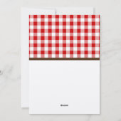 Joyeux dîner de Noël Invitation (Dos)