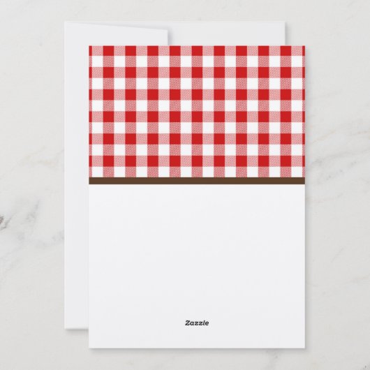 Joyeux dîner de Noël Invitation (Dos)