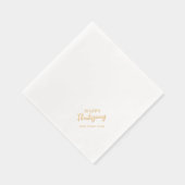 Joyeux dîner Thnaksgiving Nom de famille (Droite)