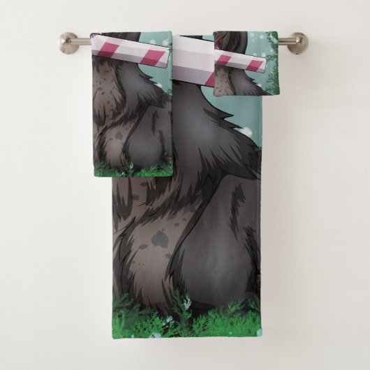 Joyeux dinosaure de Noël (En situation)