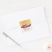 Joyeux Diwali   Autocollant carré (Enveloppe)